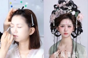 学化妆太多化妆学校，建议看看悦风美妆学院！